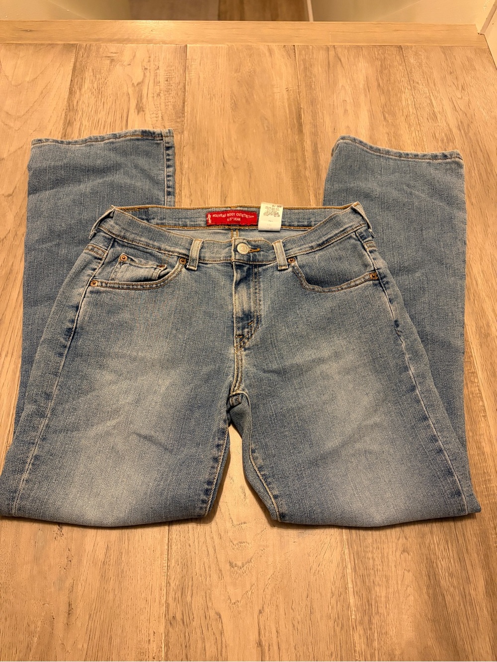 Levi's Light Blue Classic Straight-Leg Jeans